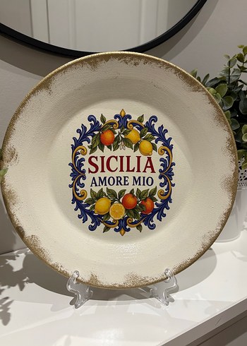 DOLCE Limon Desenli Vintage Dekoratif Tabak - Görsel 3