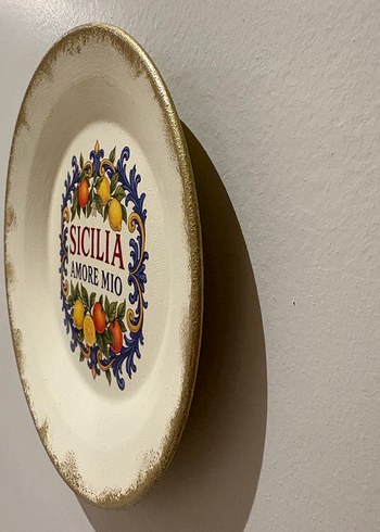 DOLCE Limon Desenli Vintage Dekoratif Tabak - Görsel 10