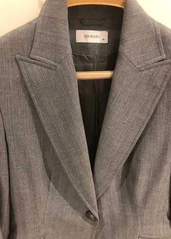 JOURNEY Gri Kadın Blazer Ceket - Görsel 2