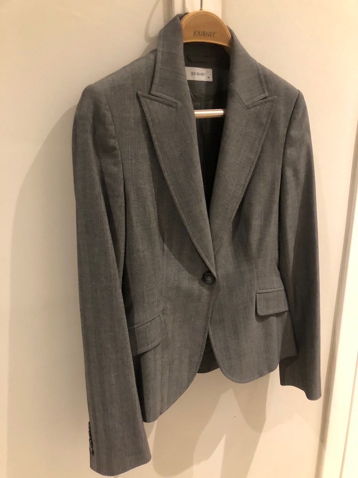 JOURNEY Gri Kadın Blazer Ceket - Görsel 5