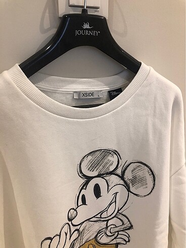 xl Beden beyaz Renk LCW Disney Lisanslı şardonlu sweatshirt