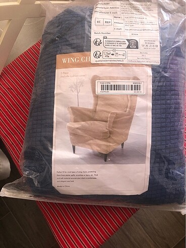 Beden lacivert Renk IKEA Strandmon model koltuk için mavi renk kılıf