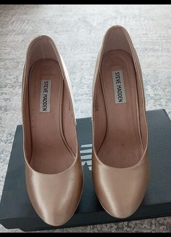 38,5 Beden camel Renk Steve Madden platform topuklu