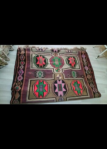  Beden Eski antik Kars halısı yemeni