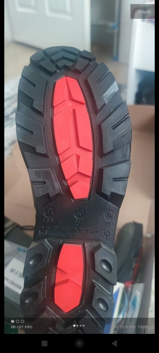 polly boot marka    Çelik burun  Siyah Erkek Outdoor Botları - Görsel 2