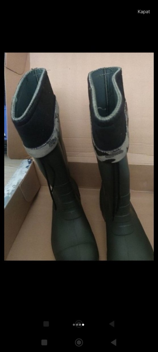 polly boot marka    Çelik burun  Siyah Erkek Outdoor Botları - Görsel 3
