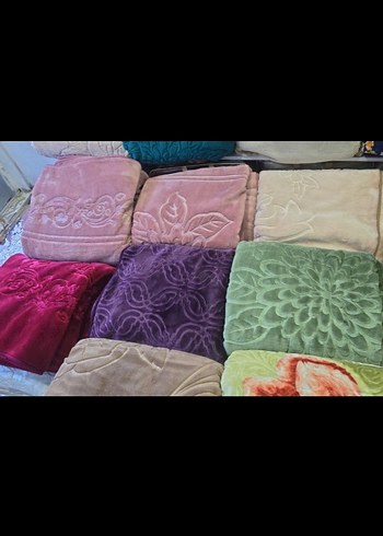 Nakışlı Çok Renkli Battaniye - Görsel 2