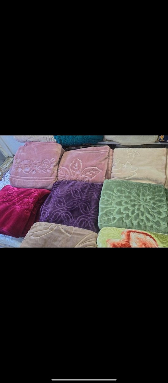 Nakışlı Çok Renkli Battaniye - Görsel 2