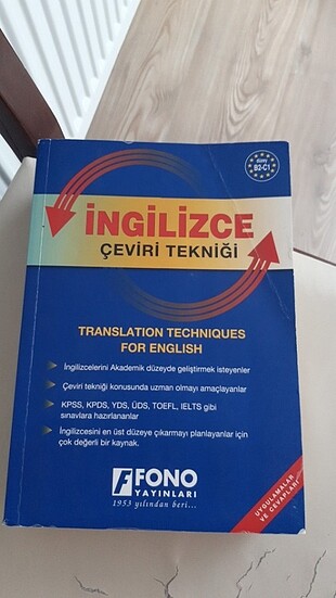Fono Yayınları-İngilizce Çeviri Tekniği 