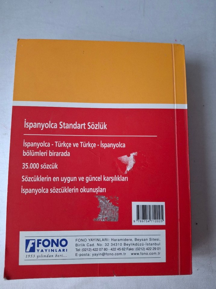 Fono İspanyolca Standart Sözlük - Görsel 2