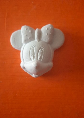 Beyaz Minnie ve Stitch ham boyaöa Figürleri - Görsel 3