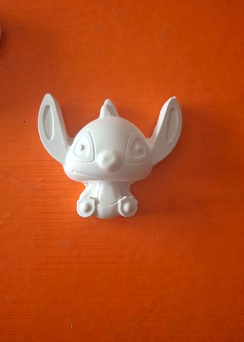 Beyaz Minnie ve Stitch ham boyaöa Figürleri - Görsel 2