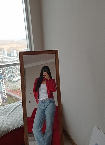 Bershka deri ceket