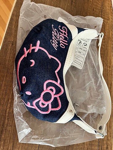  Beden hello kitty bag bershka benzeri mini çanta sanrio kot beyaz y2k 