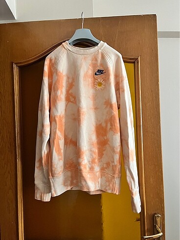 Nike orijinal nike tie dye sportswear batik sweatshirt üst french ter