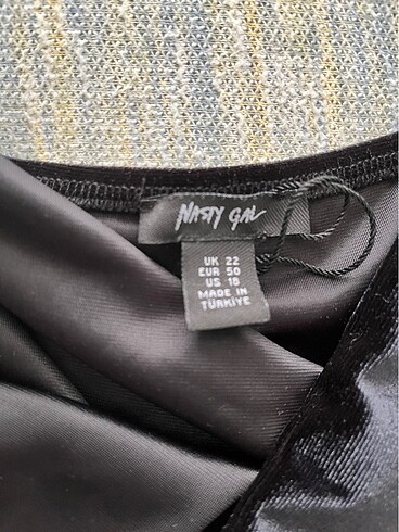 50 Beden nasty gal plus size mini angel elbise y2k