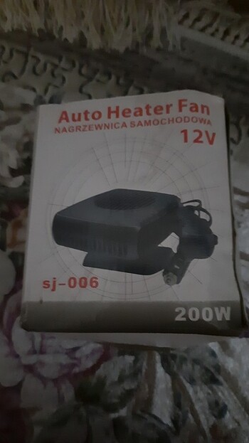 Oto ısıtıcı soğutucu fan 12 V