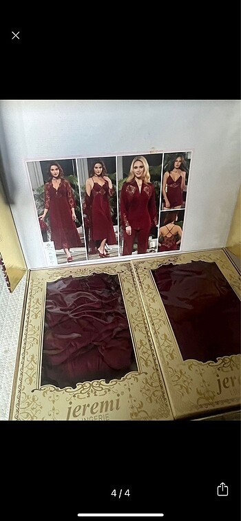 m Beden bordo Renk Jeremi pijama takımı