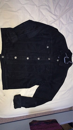 american vintage siyah kot ceket