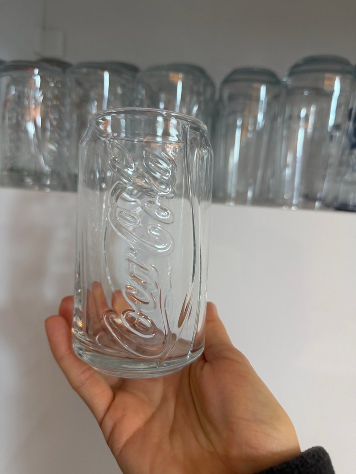 Şeffaf Coca-Cola Baskılı Bardak - Görsel 2