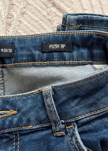 Lacivert Kadın Denim Pantolon - Görsel 4