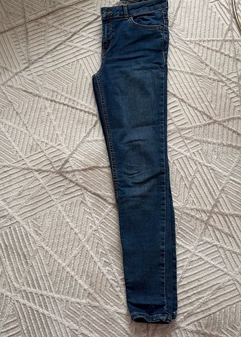 Lacivert Kadın Denim Pantolon - Görsel 2