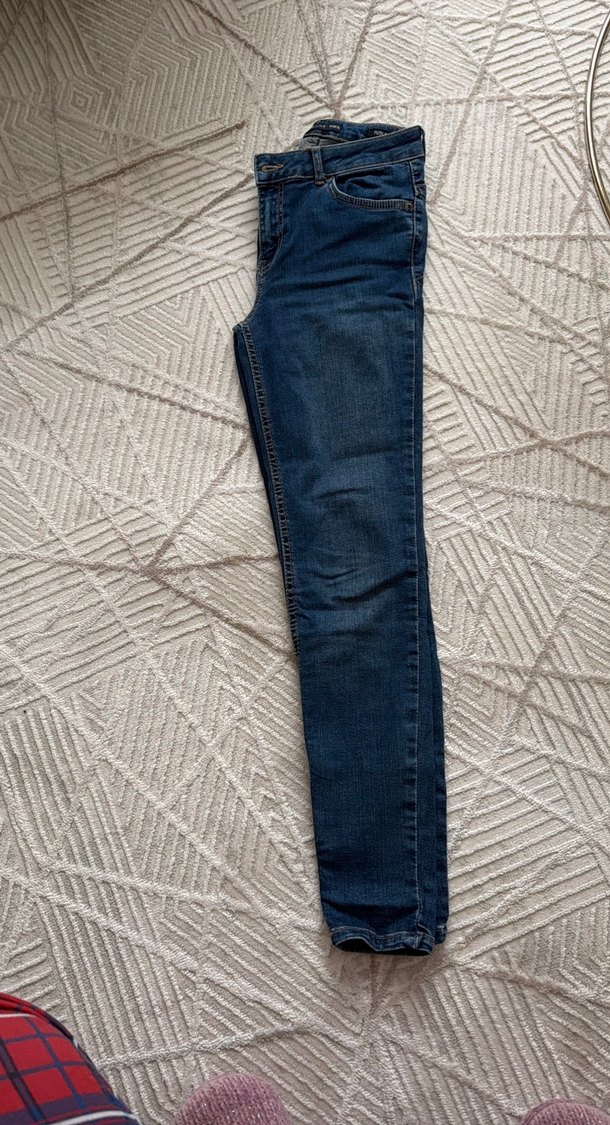 Lacivert Kadın Denim Pantolon - Görsel 2