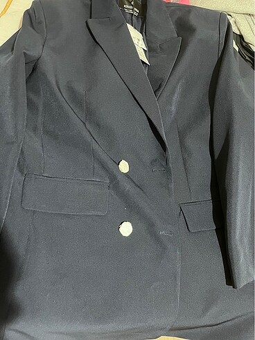 s Beden lacivert Renk Oversize blazer ceket