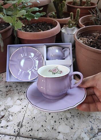 Lcw home çiçekli kahve fincanı 