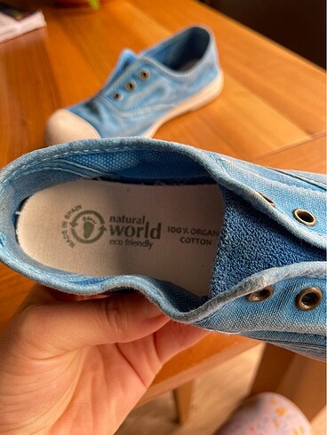 Natural World mavi erkek çocuk sneaker - Görsel 4