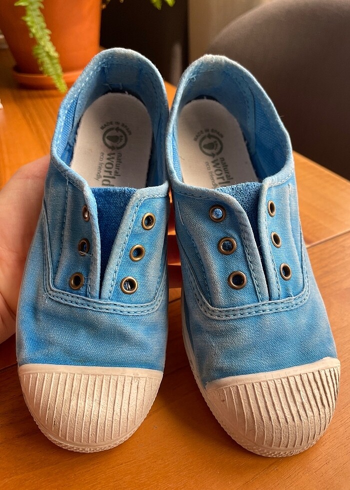 Natural World mavi erkek çocuk sneaker - Görsel 2