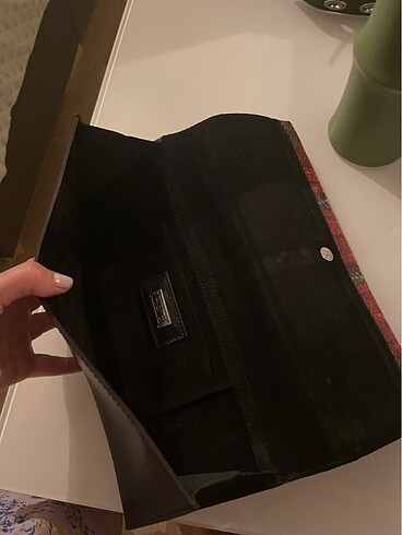 Hotiç Gerçek Deri Kadın Stiletto ve Culutch Çanta - Görsel 13