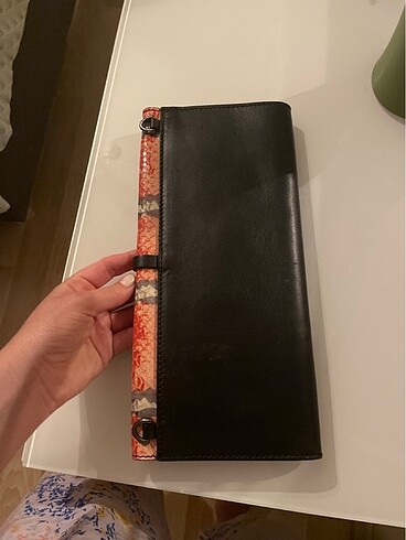 Hotiç Gerçek Deri Kadın Stiletto ve Culutch Çanta - Görsel 14