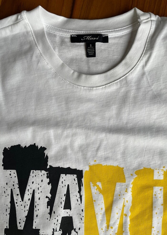 Mavi T-shirt S Beden - Görsel 3