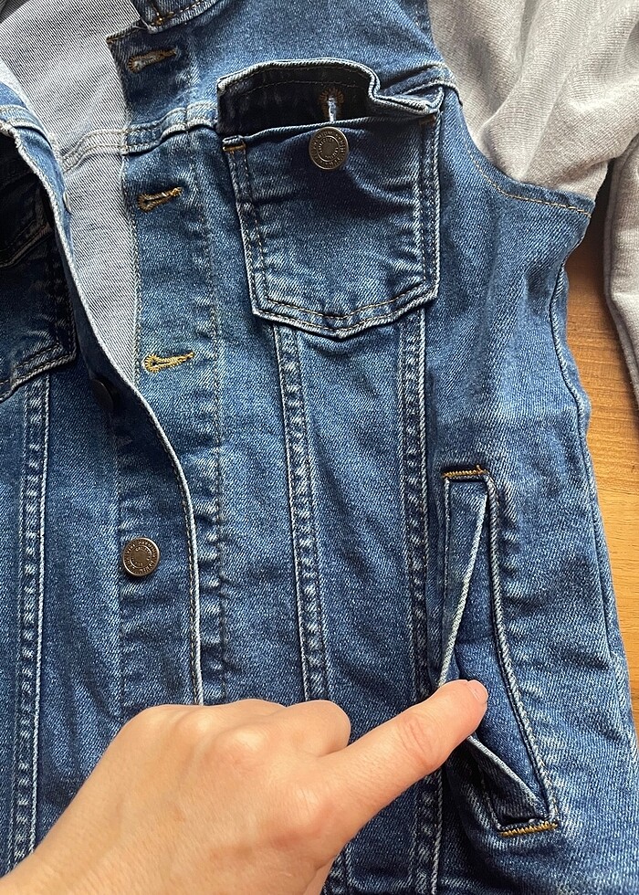 Erkek Çocuk Jean Ceket ( 9-10 yaş) - Görsel 3