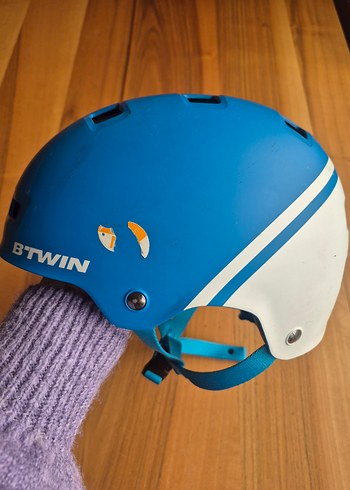 Çocuk Biker Tarzı Motosiklet Kaskı (S Beden ) - Görsel 2