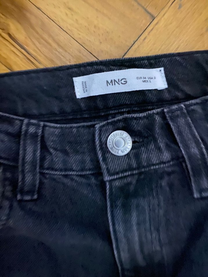 Mango paçaları kıvrık jean - Görsel 5