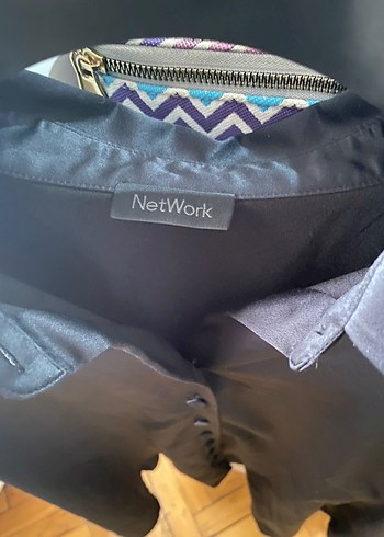 Network saten gömlek - Görsel 3