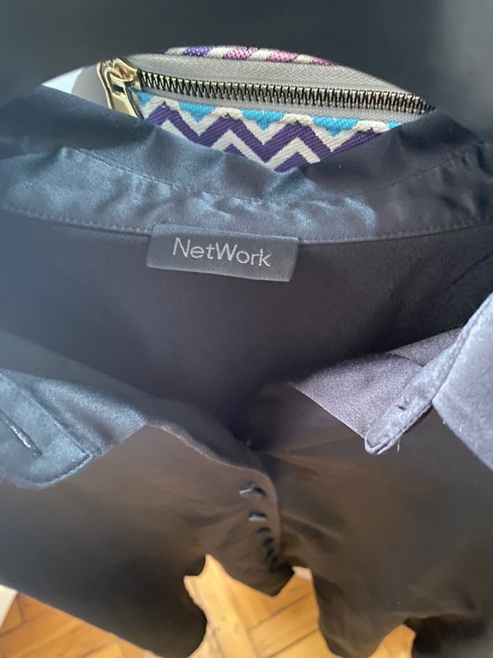 Network saten gömlek - Görsel 3