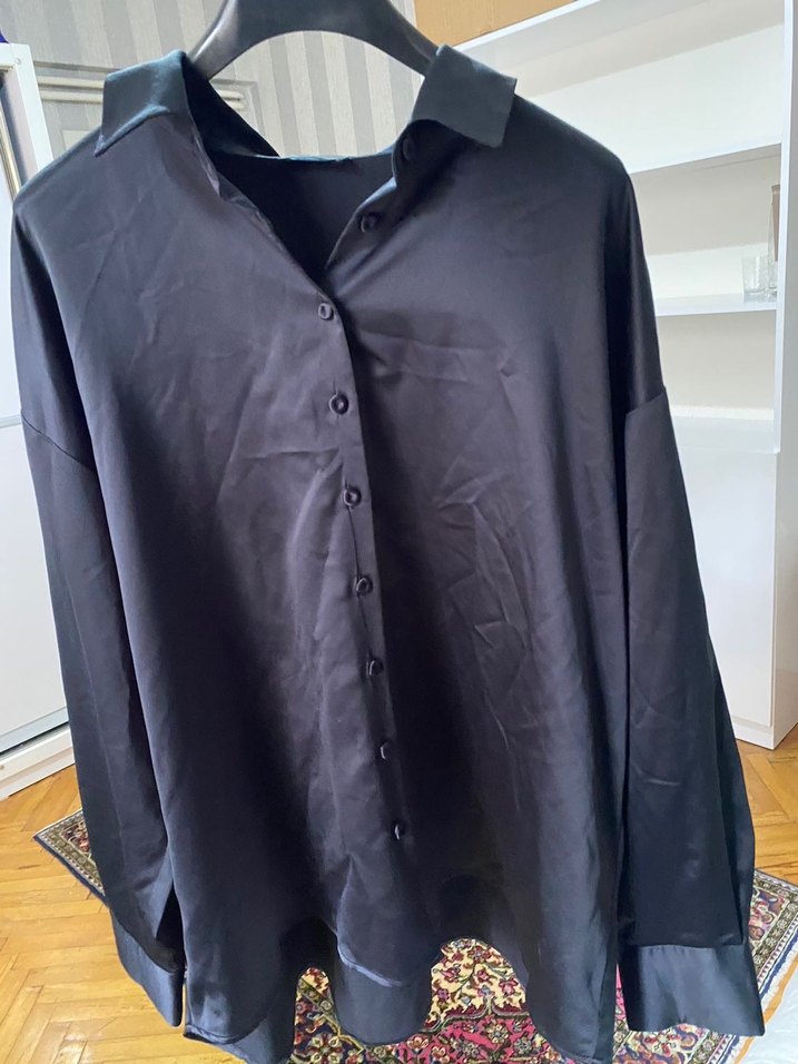 Network saten gömlek - Görsel 2