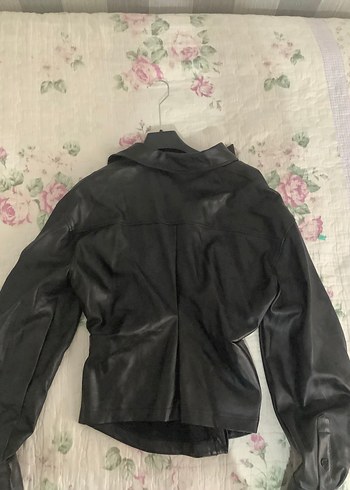 İpekyol Suni Deri büzgülü gömlek - Görsel 7