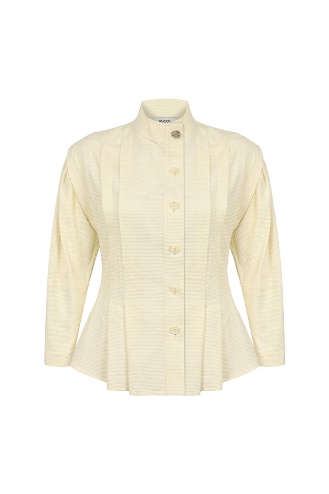 İpekyol Bej Düğmeli Kadın Gömlek - Görsel 3