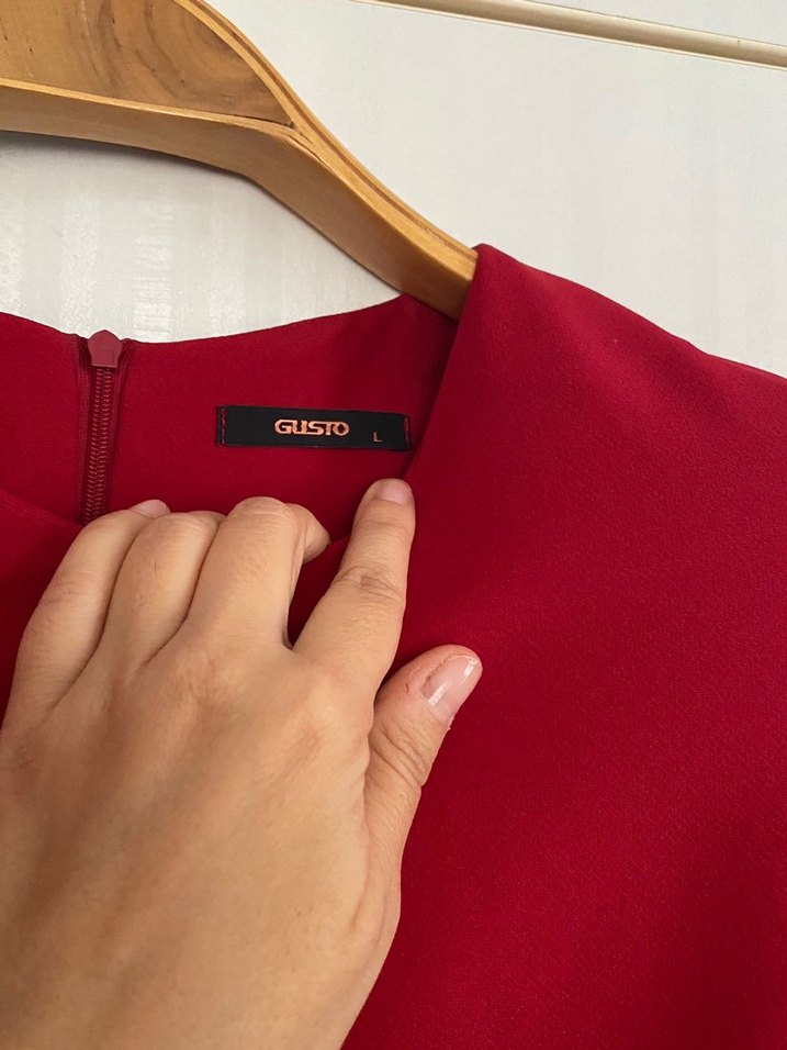 Gusto Midi Kadın Elbise Uzun Kollu - Görsel 4