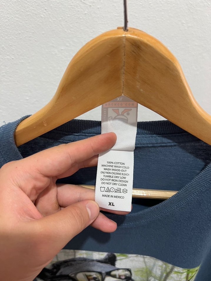 Erkek Mavi Baskılı Kısa Kollu Carhartt Tişört dickies y2k - Görsel 4