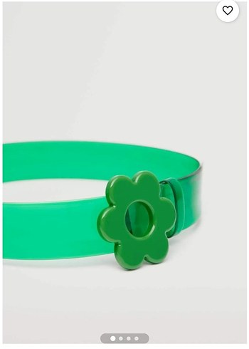 Mango Yeşil Çiçek Tokalı Kadın Kemer - Görsel 2