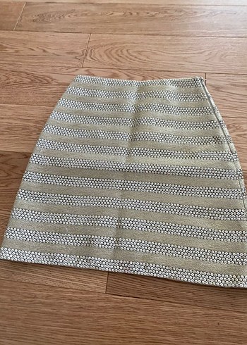 Roman Gold Altın Mini Etek - Görsel 3