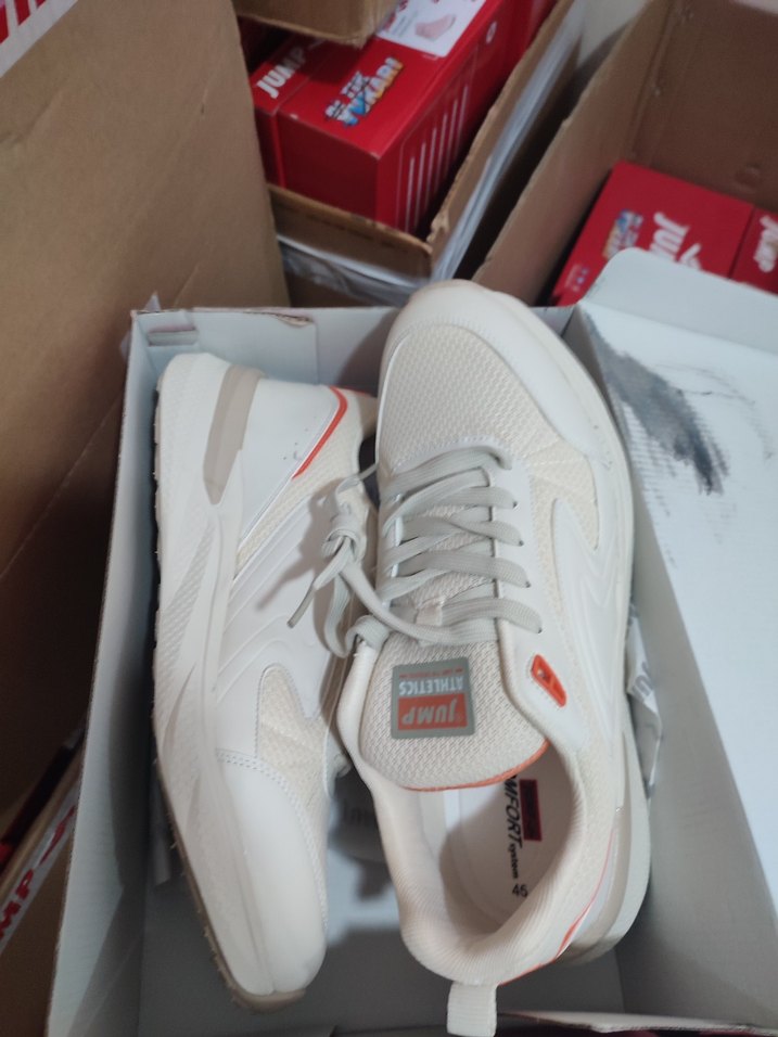 Beyaz Dolgu Topuklu Bağcıklı erkekSpor Ayakkabı - Görsel 2