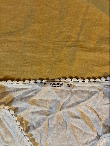 l Beden beyaz Renk Pull and bear crop