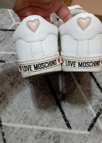 Beyaz Bağcıklı Kadın Spor Ayakkabı - Görsel 3