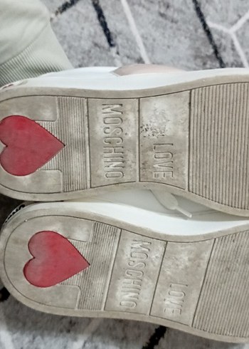 Beyaz Bağcıklı Kadın Spor Ayakkabı - Görsel 5